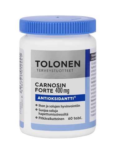 Carnosin 400mg Forte 60 tabl, Dr Tolonen's carnosine