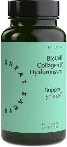 Great Earth BioCell Collagen II ® + hyaluronihappo 60 kaps