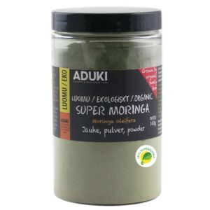 Super Moringa lehtijauhe, luomu 140g - Aduki