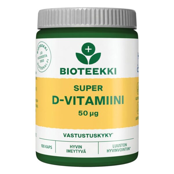 Bioteekki-Super-D-vitamiini-50µg-100-kapselia.jpg Bioteekki-Super-D-vitamiini-50µg-100-kapselia.jpg