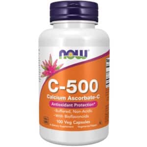 Vitamin C-500 Calcium Ascorbate-C 100 kaps - Now Foods