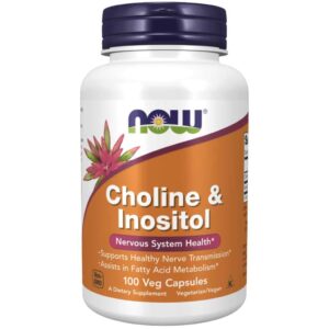 Choline & Inositol 100 kaps - Now Foods
