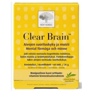 Clear Brain 60 tbl - New Nordic