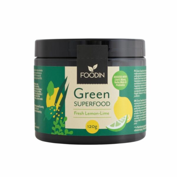 Foodin Green Superfood  Fresh Lemon-Lime 120 g