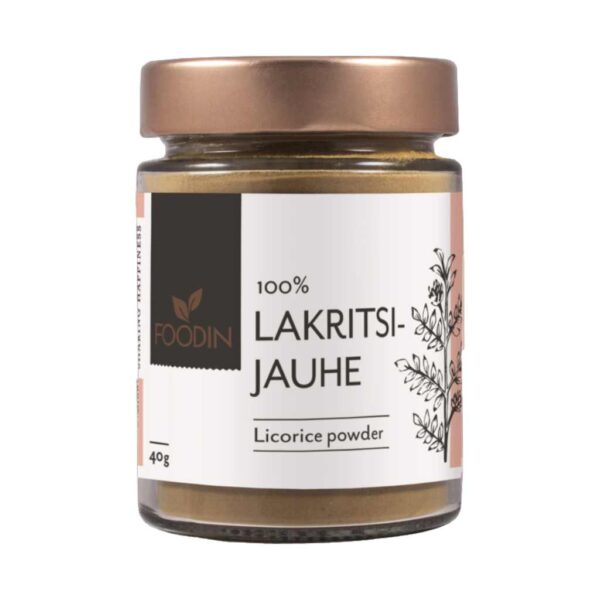 Foodin lakritsijauhe 40g