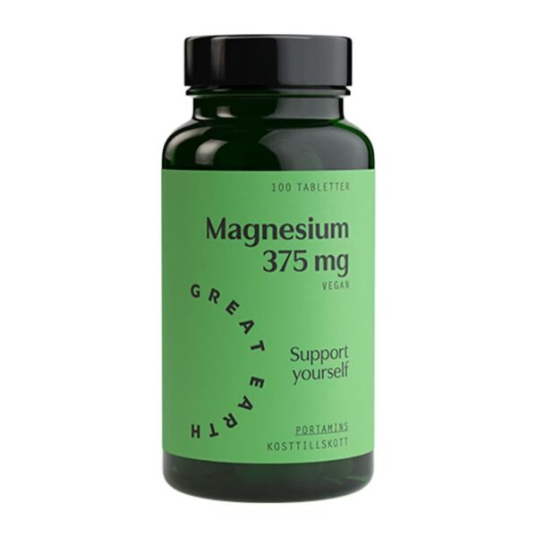 Great Earth Magnesium 375mg 100 tabl Great Earth Magnesium 375mg 100 tabl
