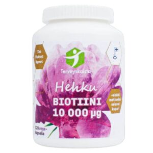 Hehku Biotiini 10 000 µg 120 kaps - Terveyskaista