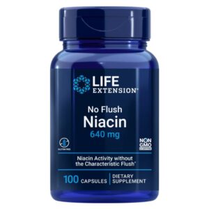 Life extension No Flush niacin 100 kaps