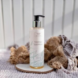 Teepuusaippua 200 ml pumppupullo - Saaren Taika