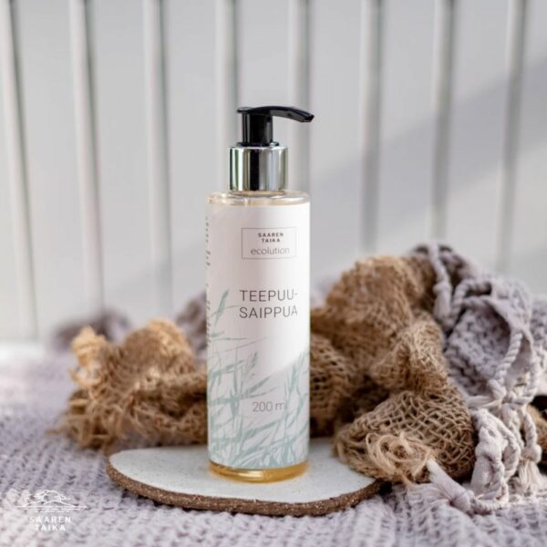 Teepuusaippua 200 ml pumppupullo - Saaren Taika