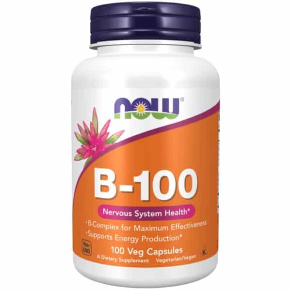 B-100 B-complex 100 kaps - Now Foods