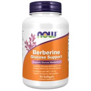 Berberine Glucose Support 90 kaps - Now Foods