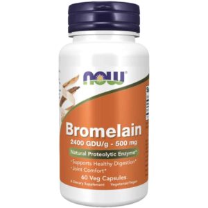 Bromelain 500mg 60 kaps - Now Foods