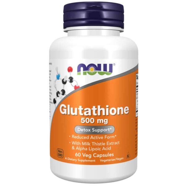 Glutathione 500mg 60 kaps - Now Foods