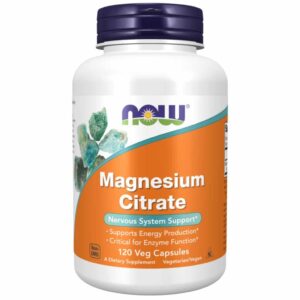 Magnesium Citrate 120 kaps - Now Foods
