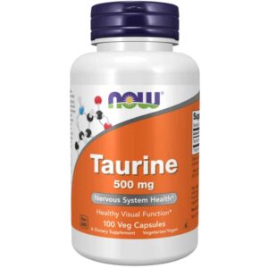 Taurine 500mg 100 kaps - Now Foods