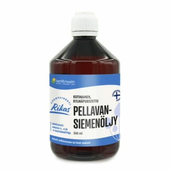 Rikas Pellavansiemenöljy 500 ml