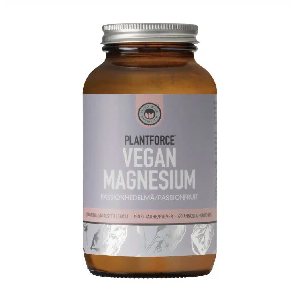 Plantforce Vegan Magnesium passionhedelmä 150g