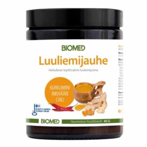Biomed Luuliemijauhe Kurkumiini-Inkivääri-Chili 40 g