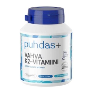 Puhdas+ K2-vitamiini 100 ug 60 kaps