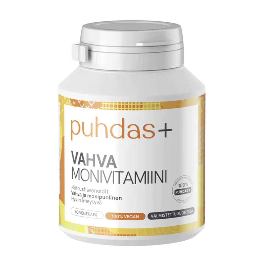 Puhdas Vahva Monivitamiini 60 Kaps Lootuskauppa fi