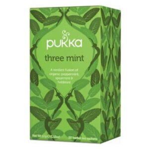 PUKKA three mint, kolmen mintun tee (L) 20 pss - M