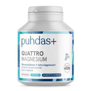 Puhdas+ Quattro Magnesium 60 kaps