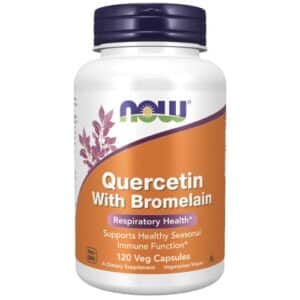 Quercetin with Bromelain 120 kaps - Now Foods