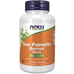 Saw Palmetto Berries 550mg 100 kaps - Now Foods