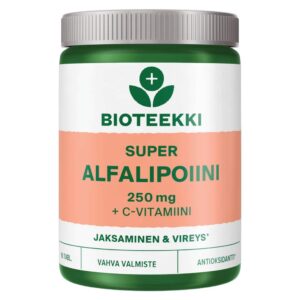 Super Alfalipoiini + C 250mg 90 tabl - Bioteekki