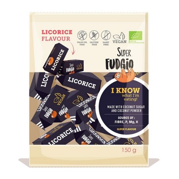 Superfudgio lakritsifudge 150g