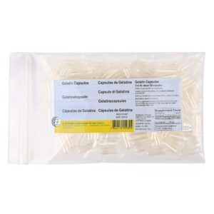 Tyhjät gelatiini kapselit (koko 00) n. 120 kapselia - Dr. Clark Research Association