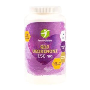 Ubikinoni Q10 150 mg 120+30 kaps - Terveyskaista