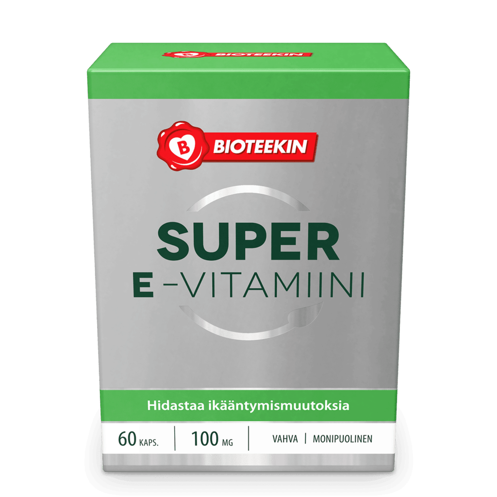 Bioteekki Super E-vitamiini 60 kaps