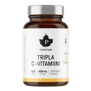 Puhdistamo Tripla C-vitamiini 120 kaps