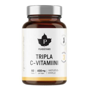 Puhdistamo Tripla C-vitamiini 60kaps
