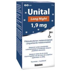 Unital Long Night 1,9mg 60 tabl - Vitabalans