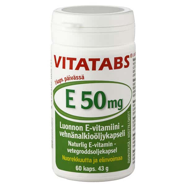 Vitatabs E 50mg 60 kaps