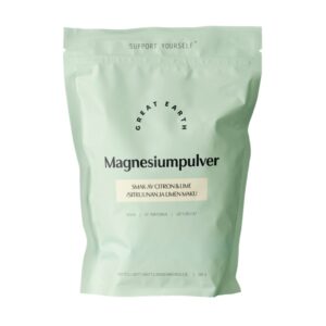 Great Earth Magnesiumjauhe sitruuna-lime 200g