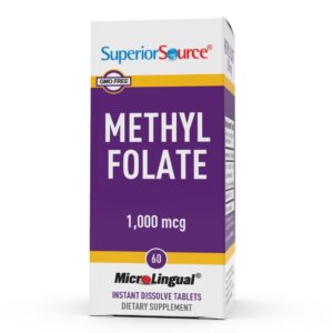 Superior Source Methylfolate 1000µg 60 tabl