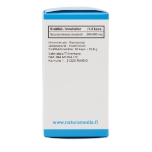 Natura Media Boulardii 300 60 kaps sisältö