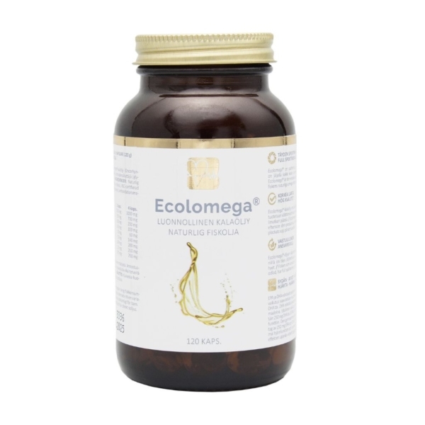 Natura Media Ecolomega kalaöljykapseli 120 kaps Natura Media Ecolomega kalaöljykapseli 120 kaps