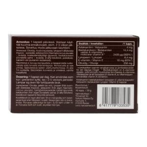Natura Media SunCaroten Strong liguid 40 kaps takaosa