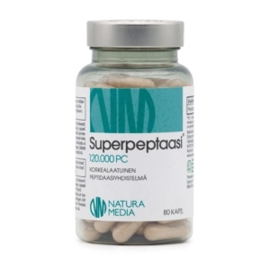 Natura Media Superpeptaasi 120.000 PC 80 kaps
