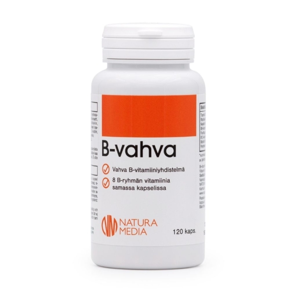 Natura Media Vahva B-complex 120 kaps Natura Media Vahva B-complex 120 kaps